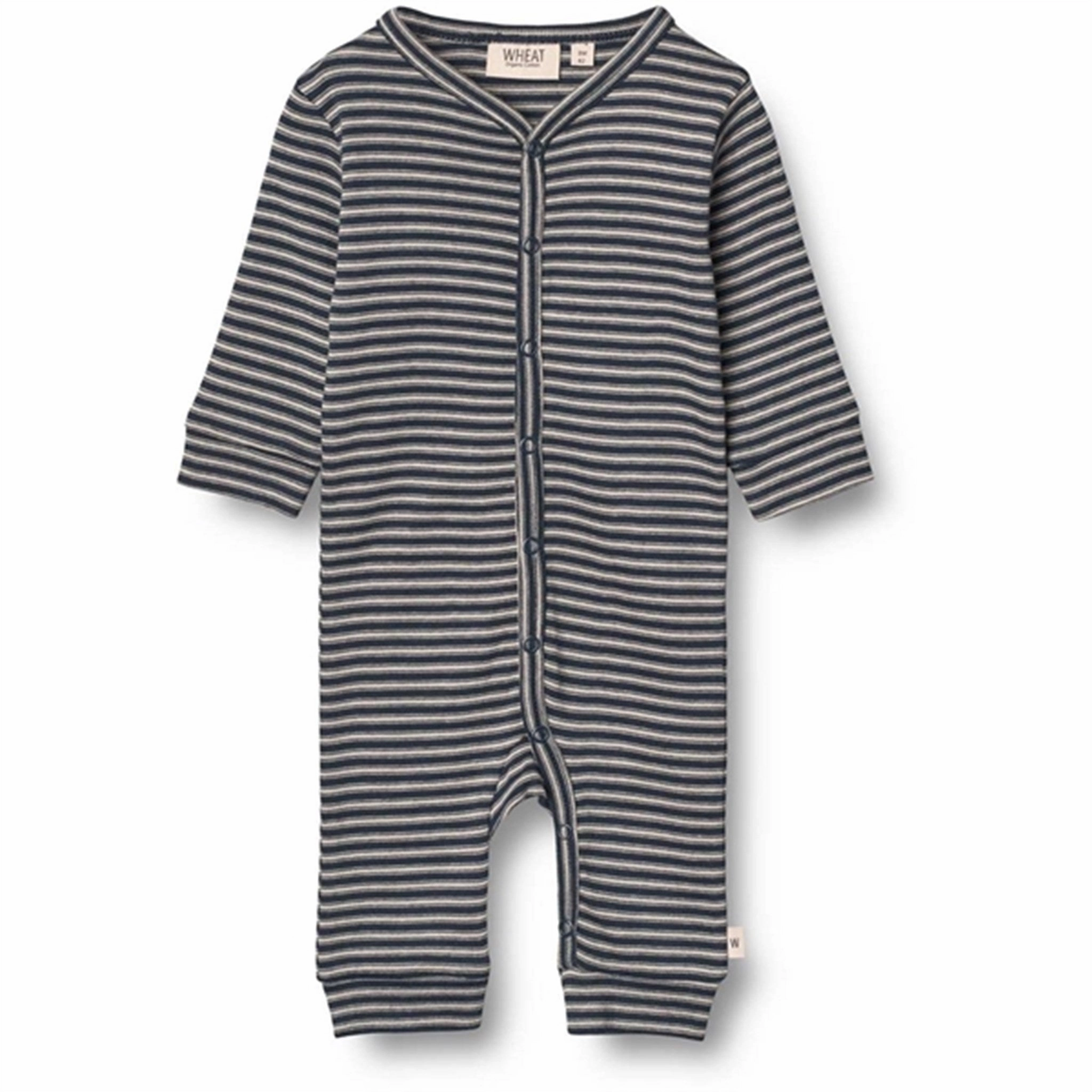 Picnic Cozy Wheat Navy Stripe Nikola Nightsuit
