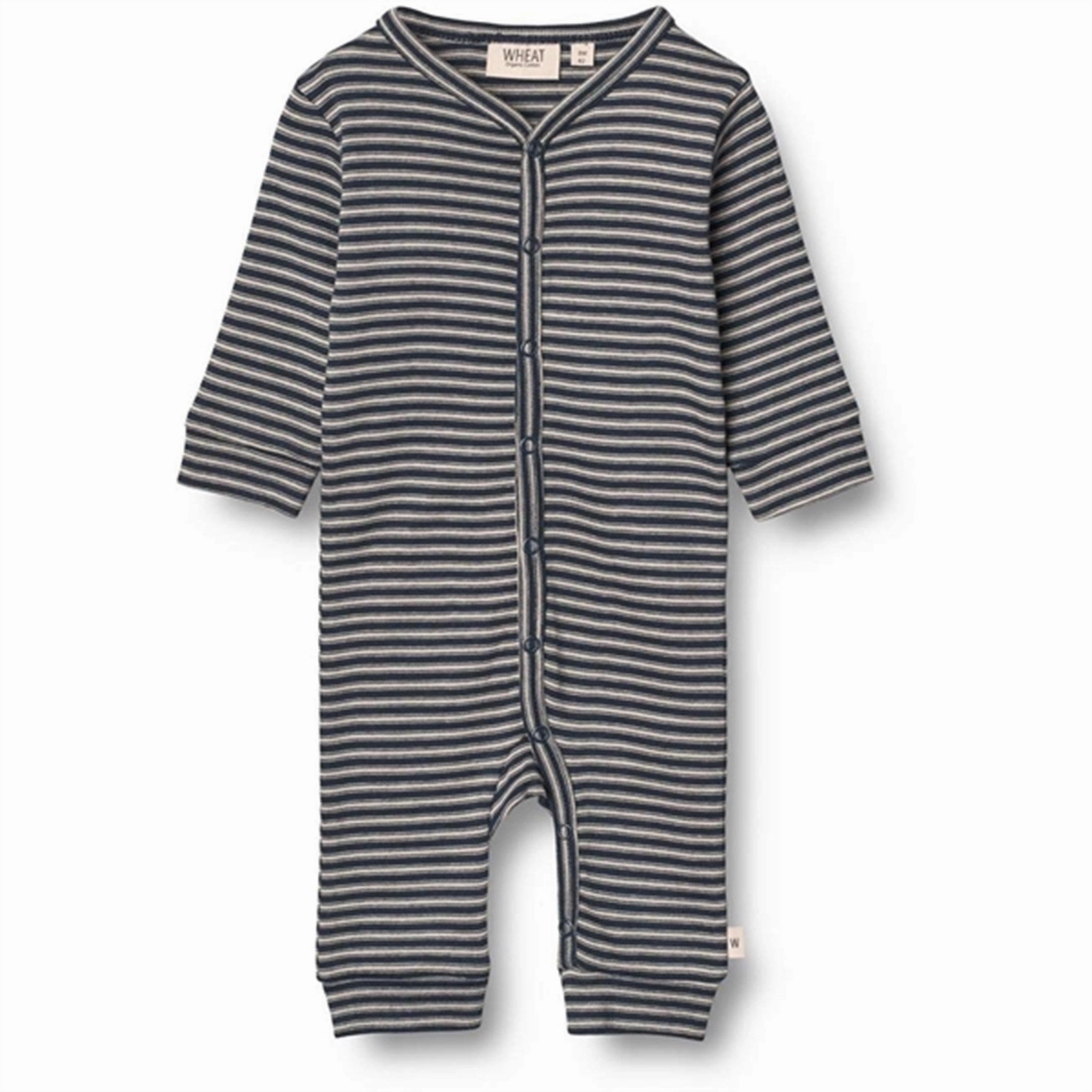 Wheat Navy Stripe Nikola Nightsuit Picnic Cozy Everyday Worker