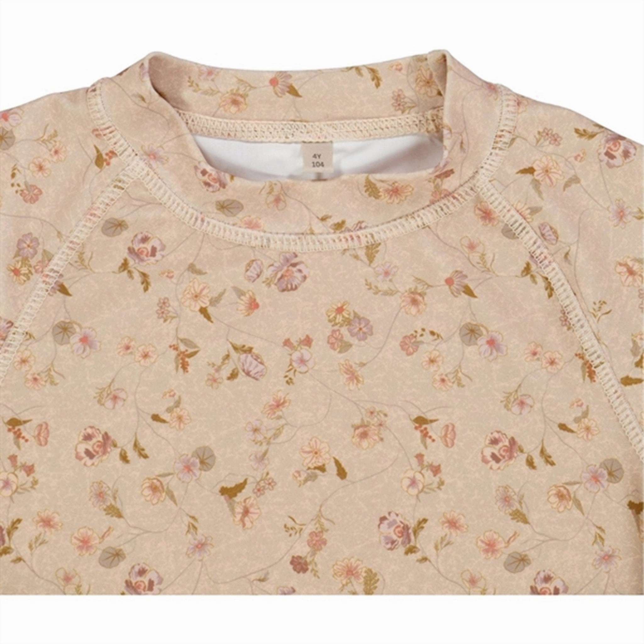 Flexible Boning Comfortable Wear Wheat Purple Poppy Flowers Jackie Swim T-shirt