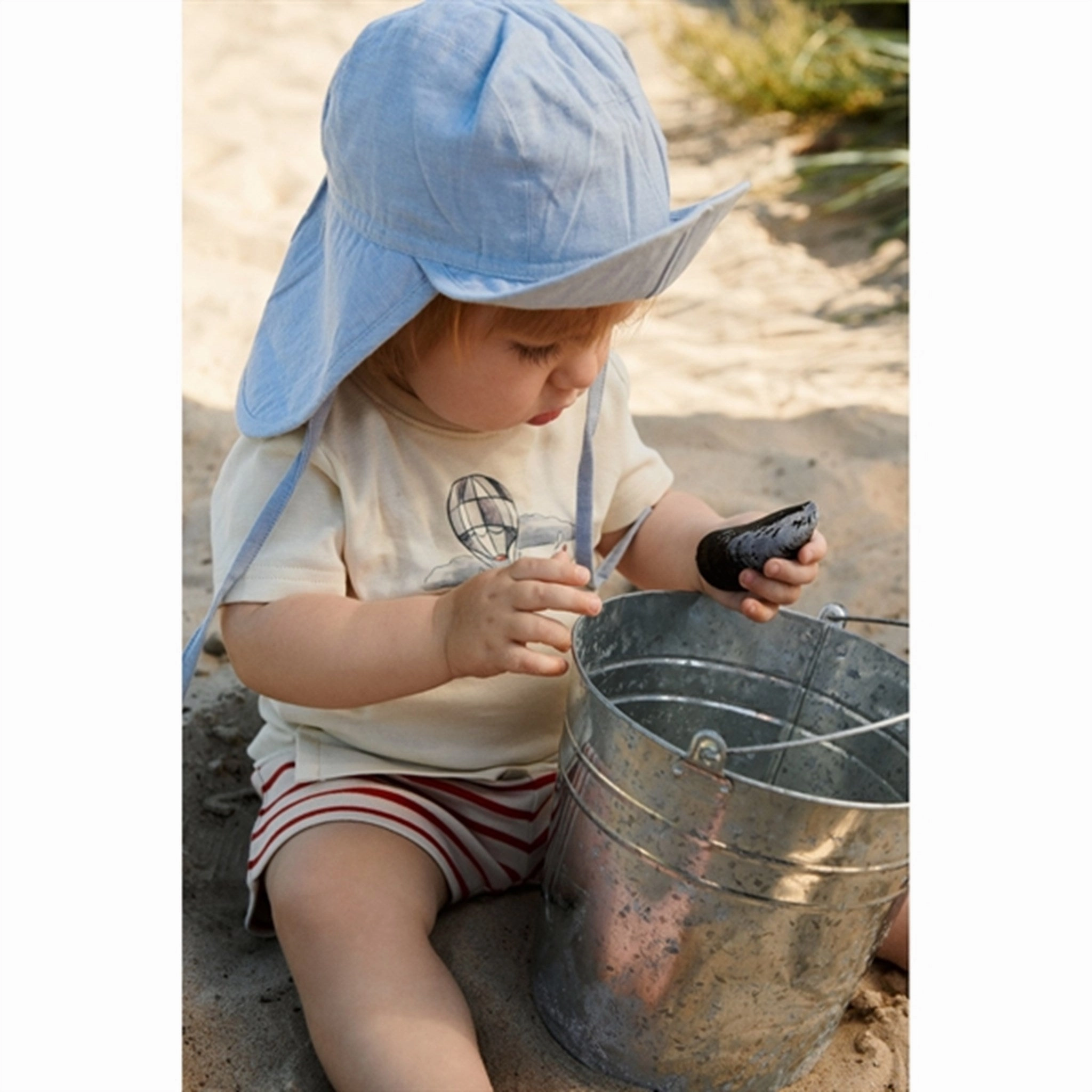 Ultra Soft Waistband Wheat Red Stripe Jersey Shorts Vic