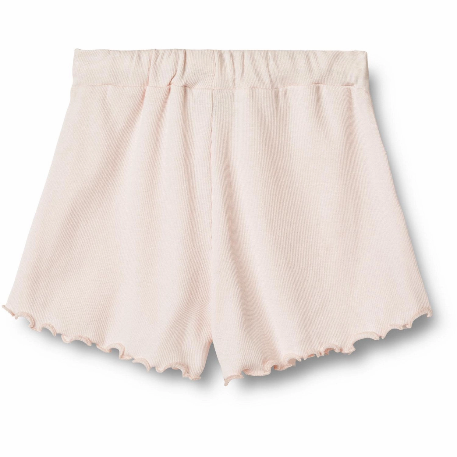Wheat Soft Rose Rib Shorts Gertrud Stretchy Waist