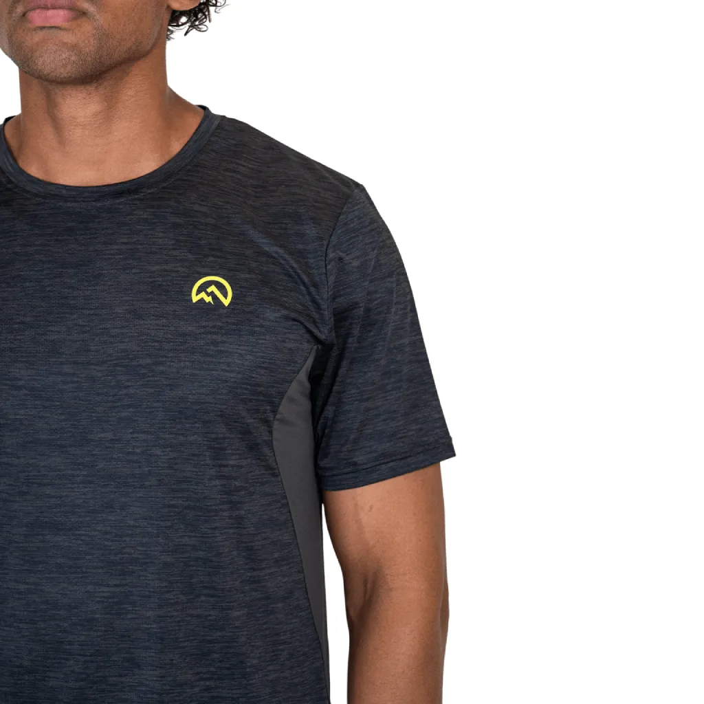 Compact Storage Design Flux Marl Panel T-Shirt Men