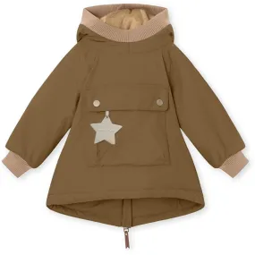 Layer Essential Receipt MINI A TURE Baby Wen Anorak Wood
