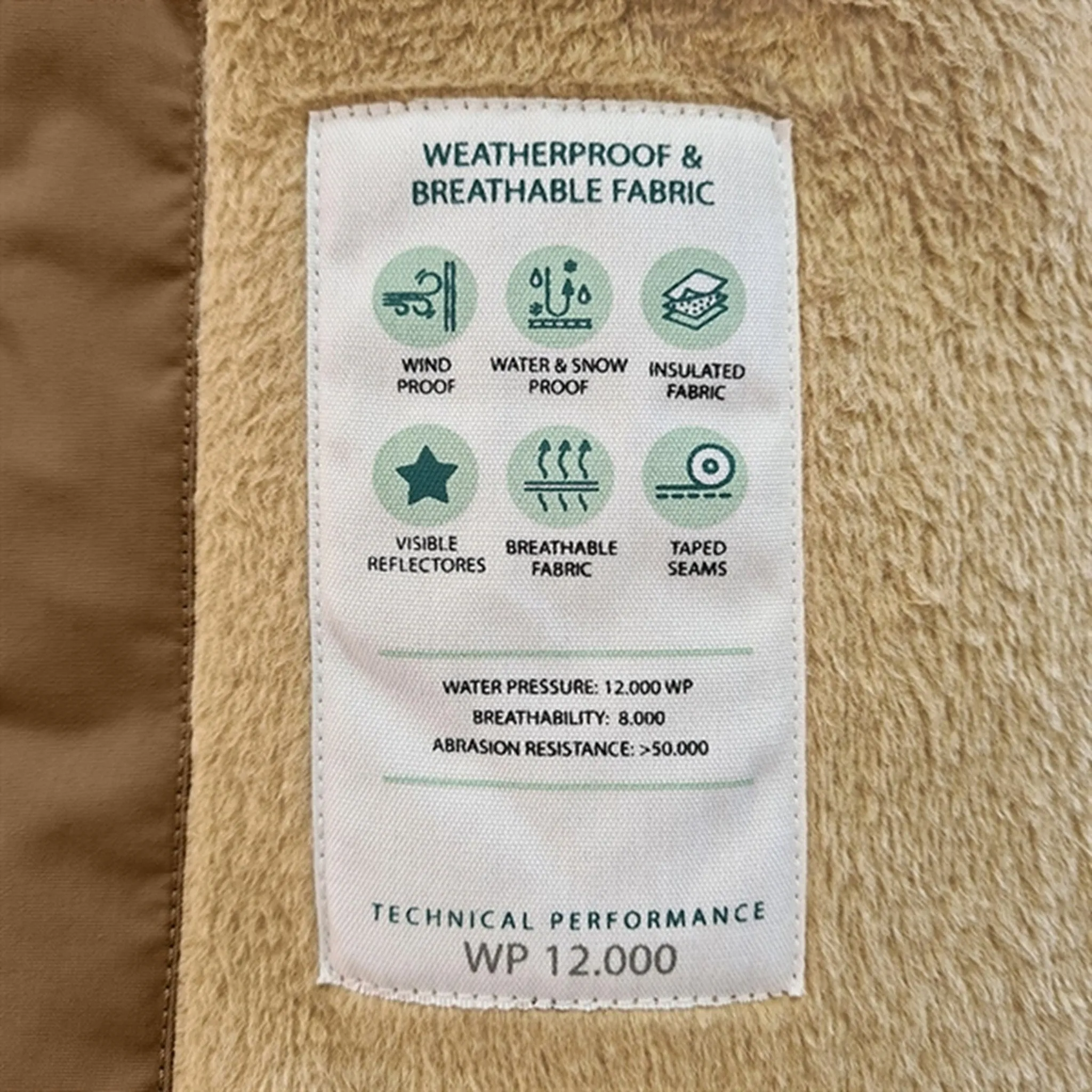 MINI A TURE Baby Wen Anorak Wood Bonnet