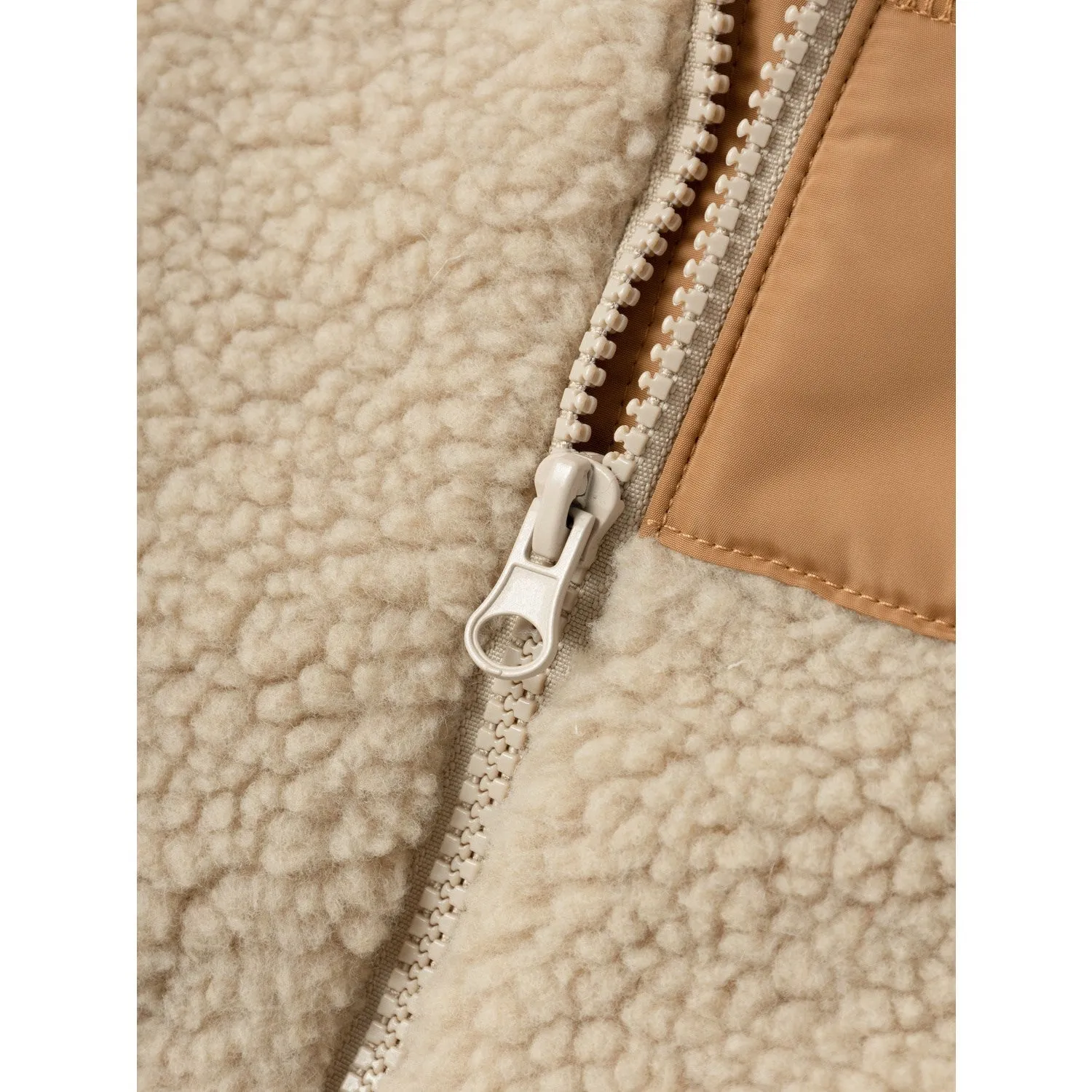 Trekking Layer Name It Oxford Tan Mosie Teddy Jacket