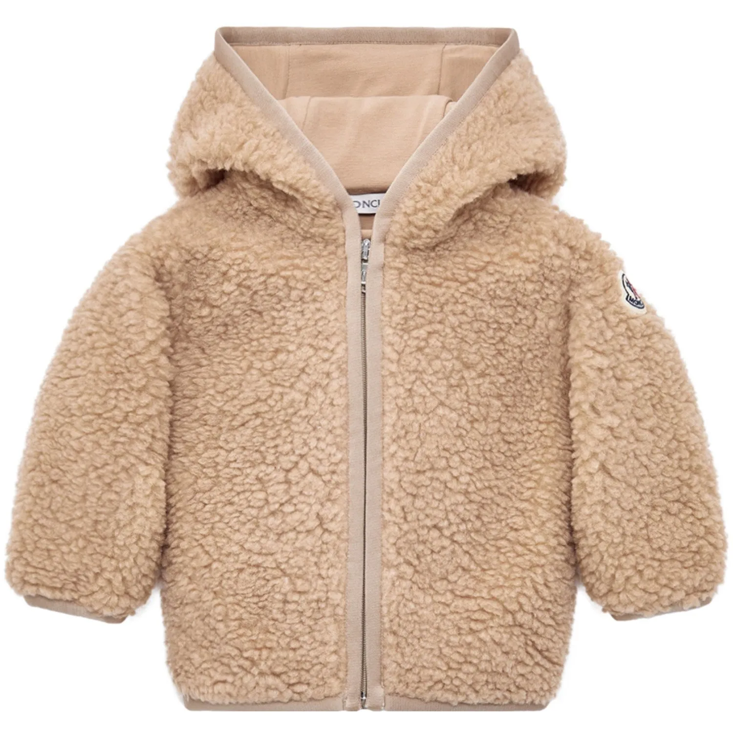 Relaxed Fit Moncler Brown Zip Up Cardigan