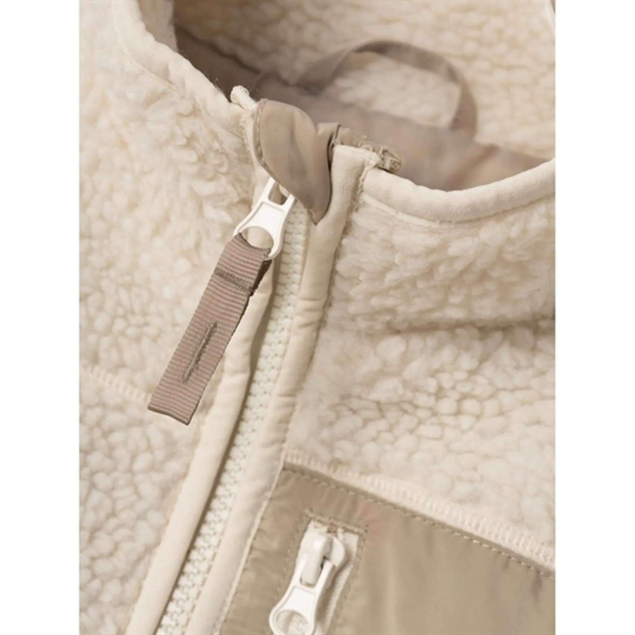 Seasonal Wear Name it Whitecap Gray Magot Teddy Jacket