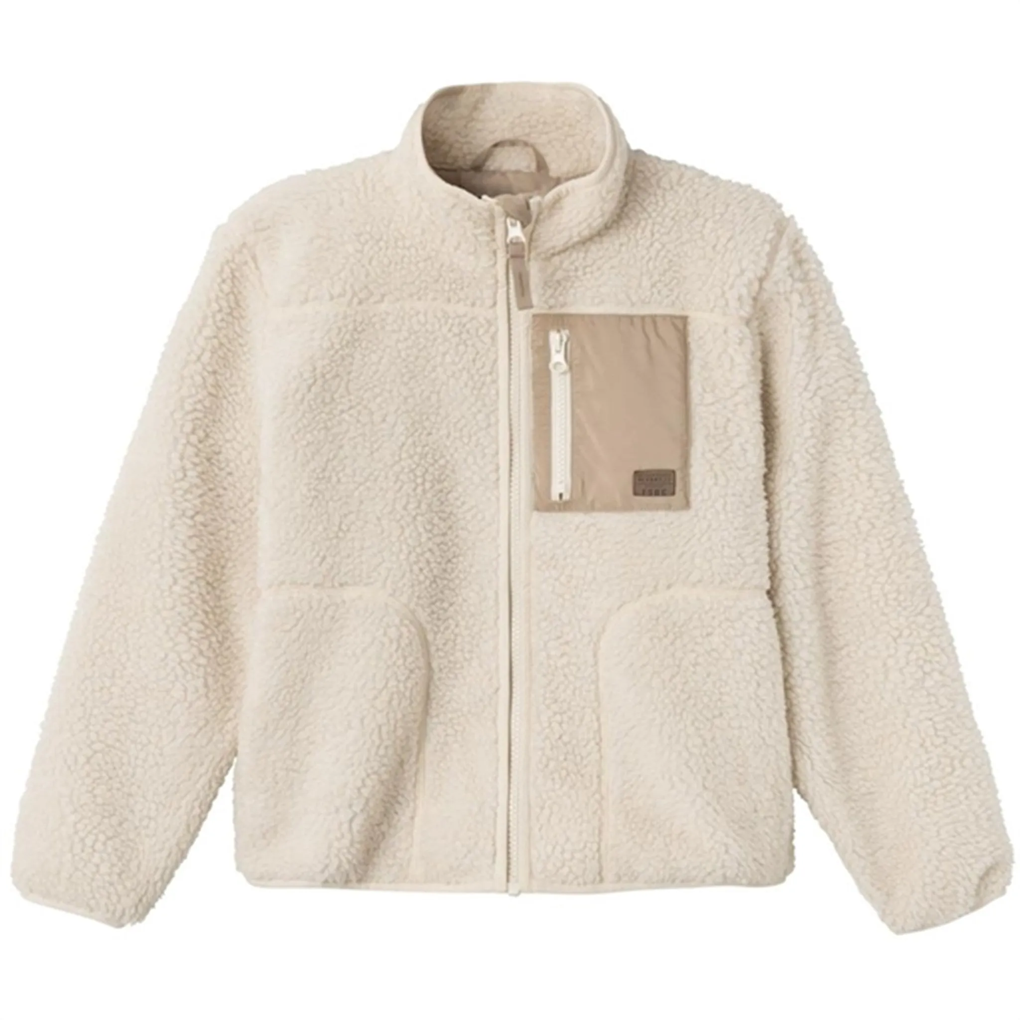 Smooth Layer Warm Apparel Name it Whitecap Gray Magot Teddy Jacket