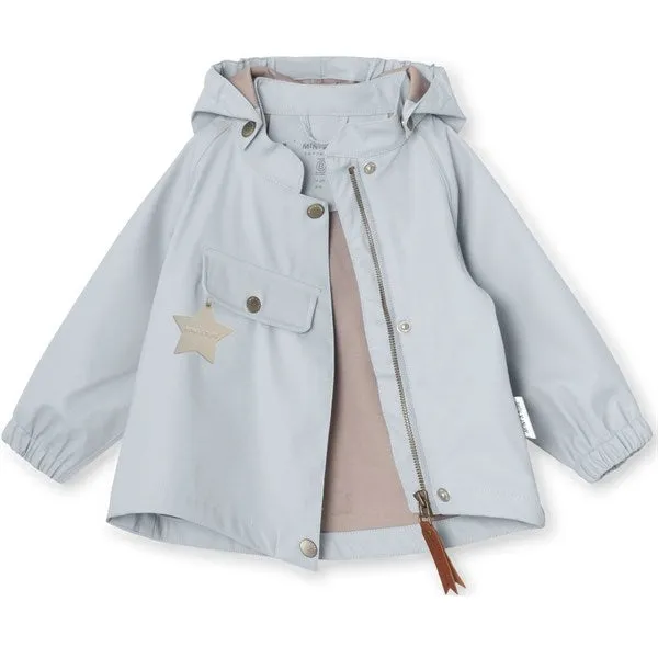 MINI A TURE Wainis Regn set Pearl Blue Casual Jacket Street Commute