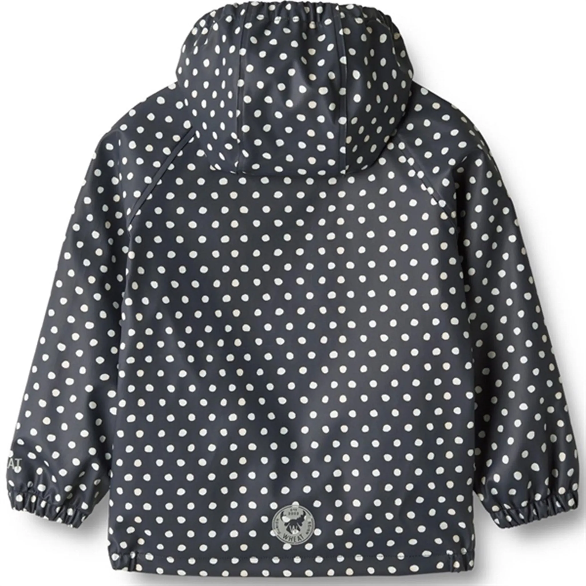 Wheat Rain Jacket Charlie Ink Dots Travel Friendly