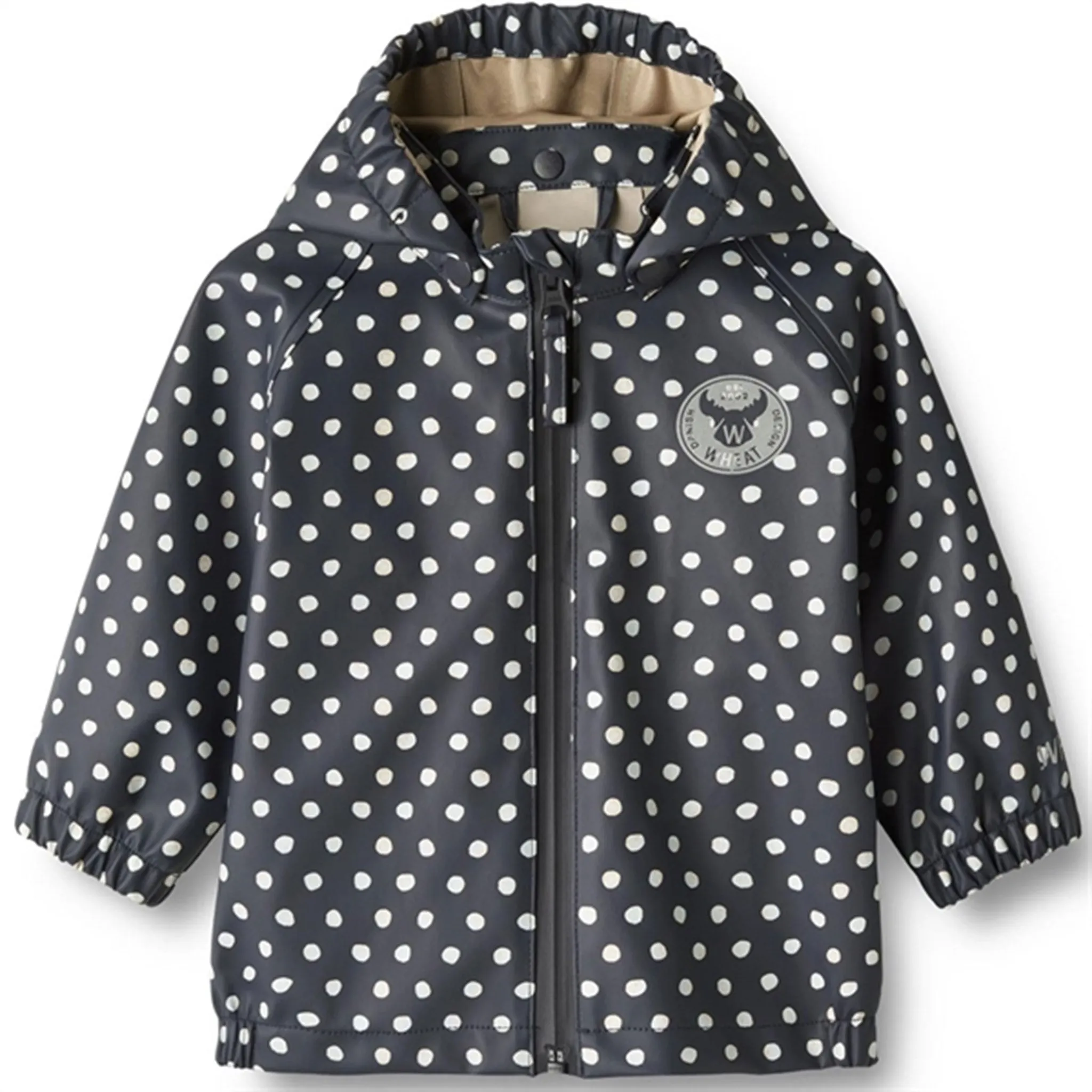 Wheat Rain Jacket Charlie Ink Dots Street Style Gear Workday Rain Gear