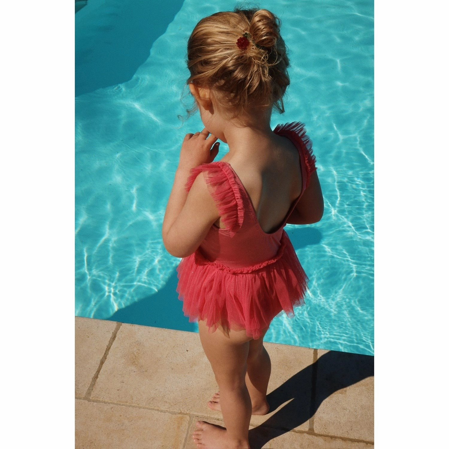 Seamless Edge Binding Abrasion Resistant Surface Konges Sl?jd Rapture Rose Amandine Swimsuit