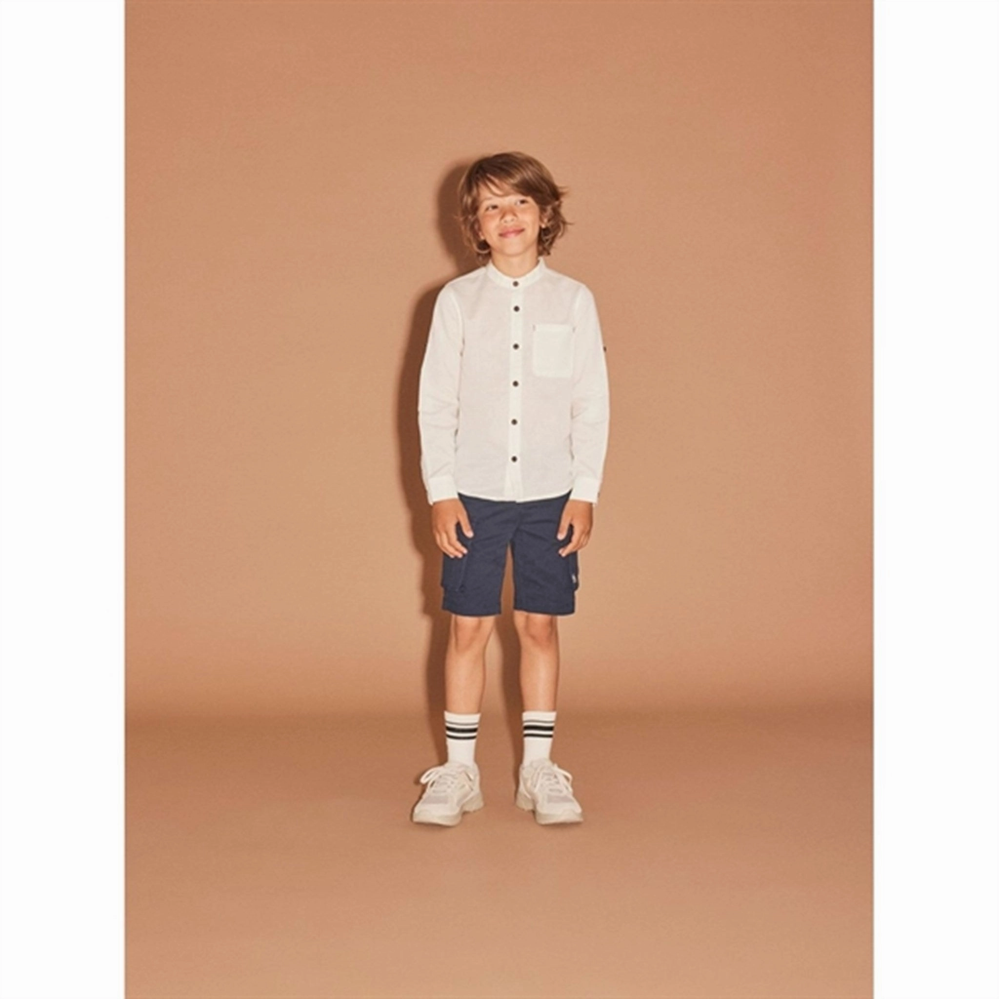 Walk Easy Name it Dark Sapphire Silas Chino Twill Shorts Noos