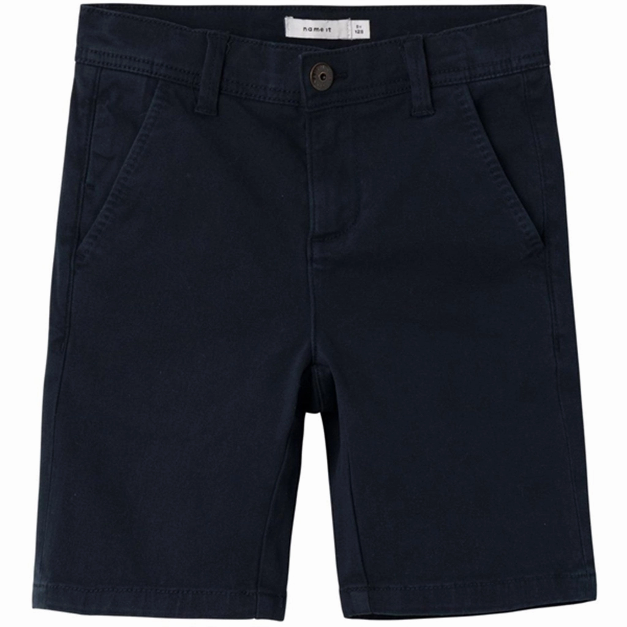 Name it Dark Sapphire Silas Chino Twill Shorts Noos Double Layered Reinforcement