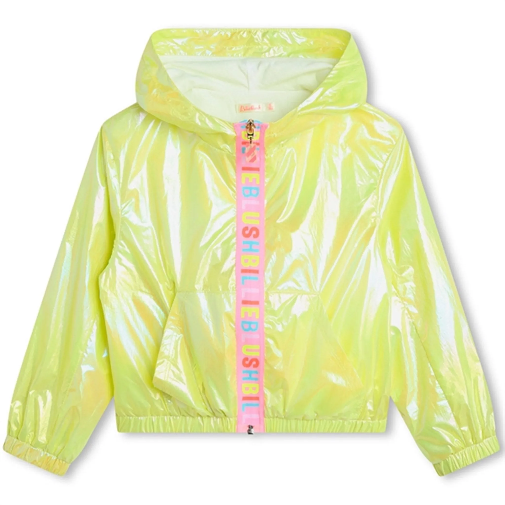 Billieblush Ochre Hooded Windbreaker Leather