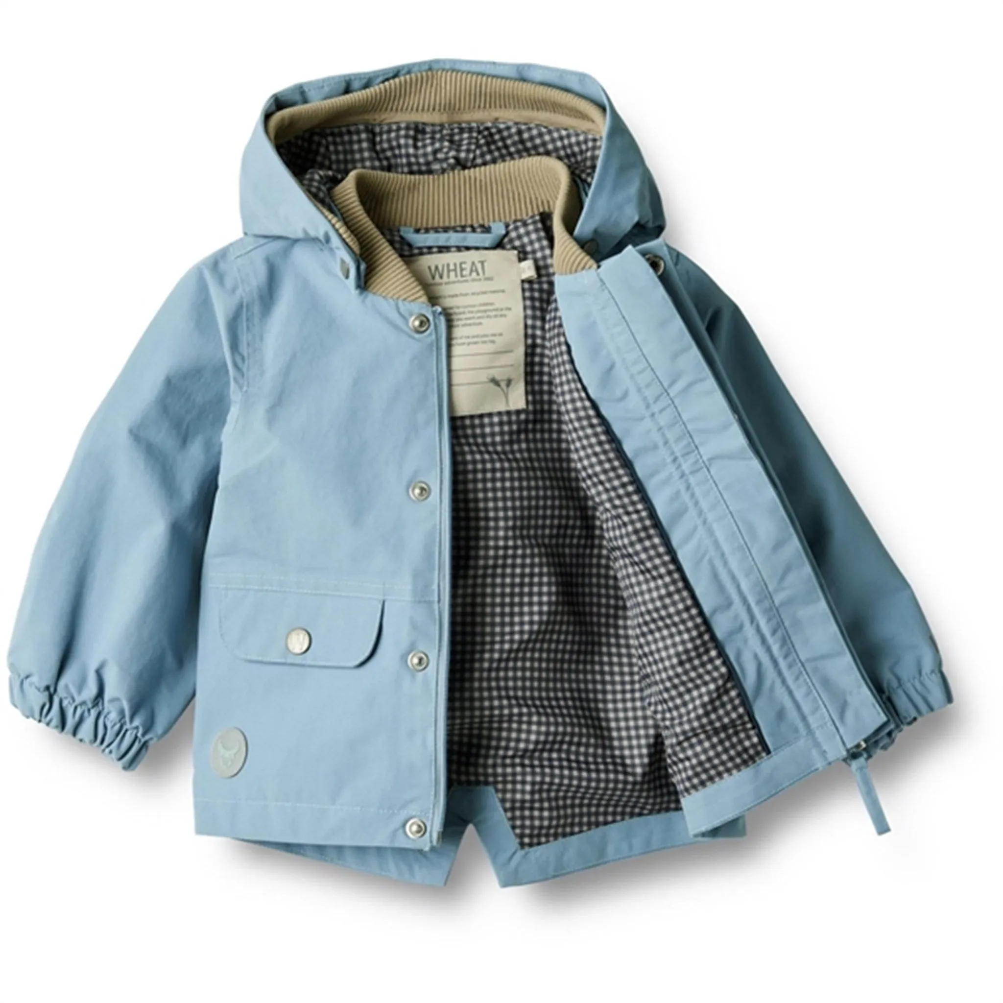 Wheat Jacket Carlo Tech Blue Lagoon Convertible Collar Congratulate