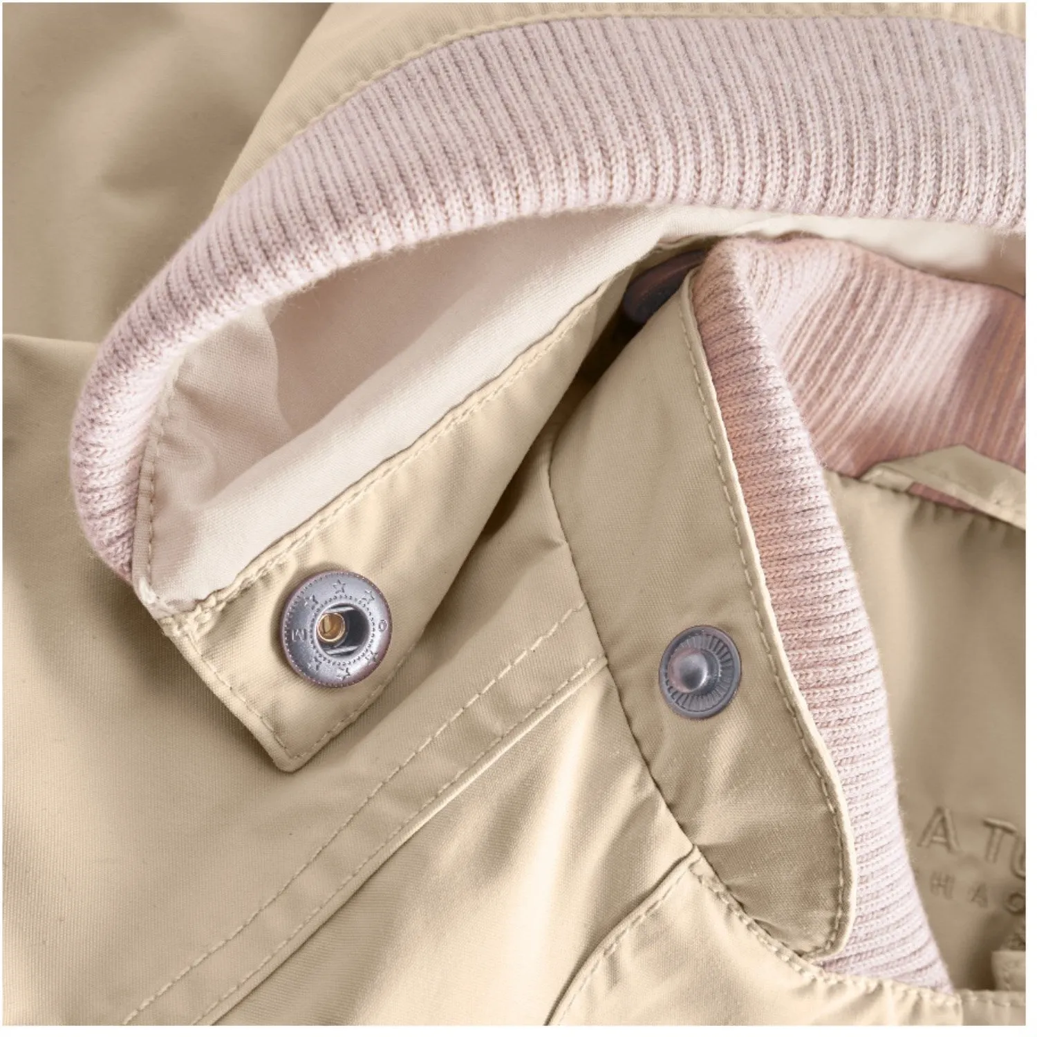 Mini A ture Sesame Wai Spring Jacket. GRS Defend