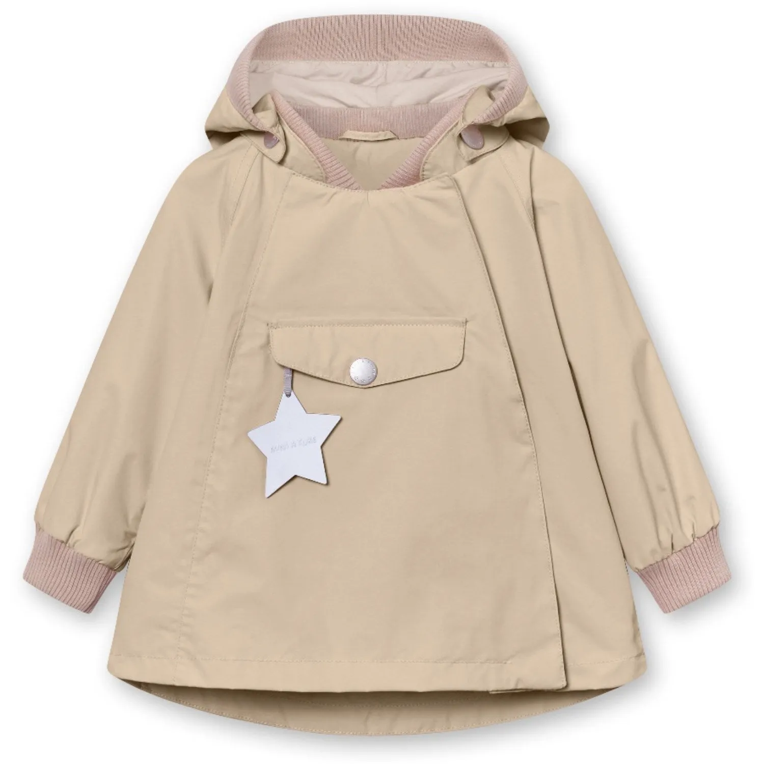 Mini A ture Sesame Wai Spring Jacket. GRS Wind Lock