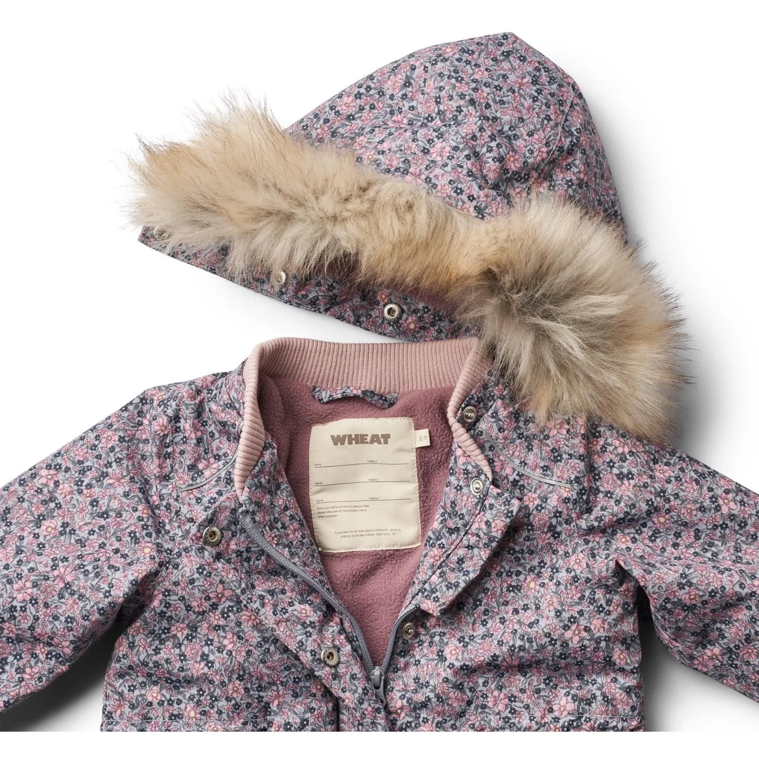 Wheat Winter Flowers Jacket Mathilde Tech TailoredSilhouette