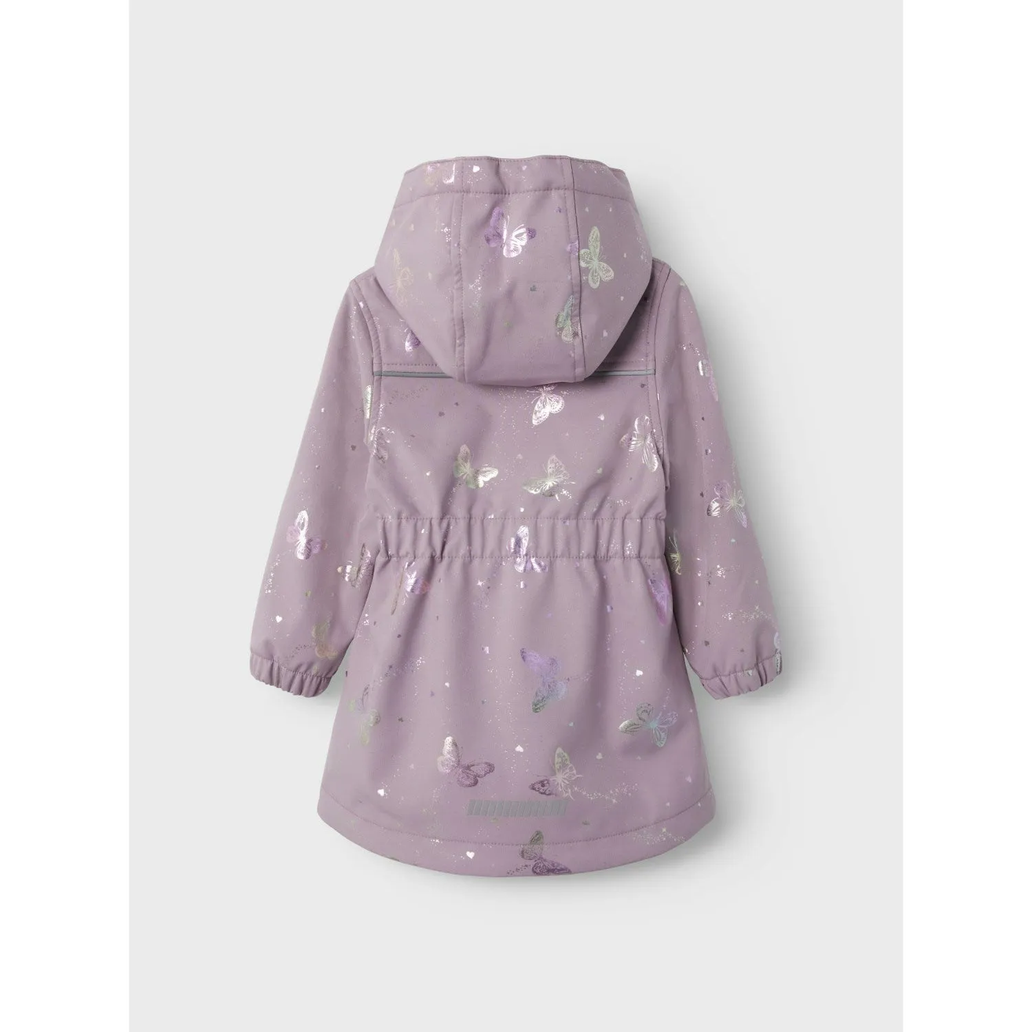 Name It Elderberry Butterfly Alfa08 Softshell Long Foil Jacket Fo Winter Outer Layer