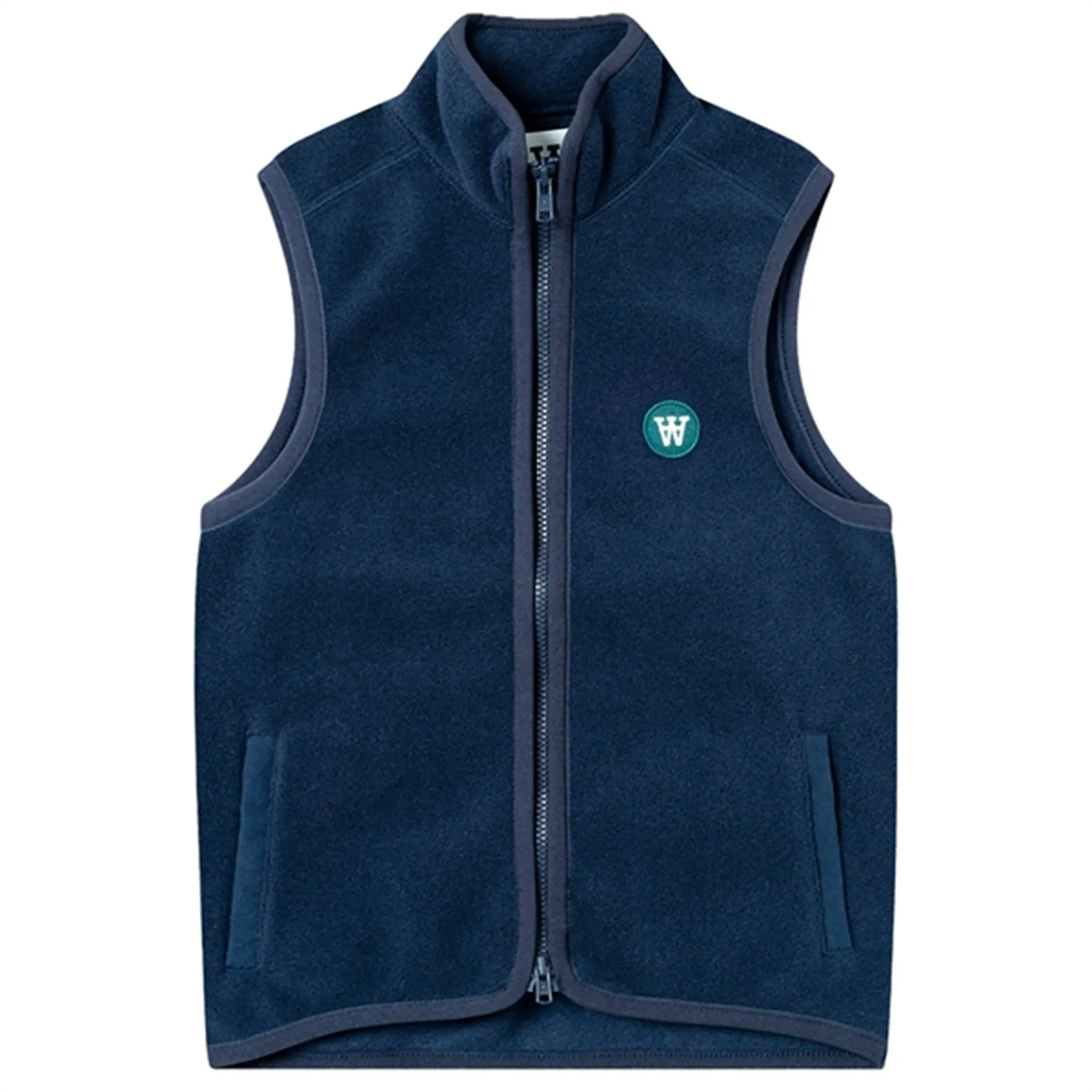 Versatile Gear Wood Wood Eternal Blue Jed Zip Fleece Gilet