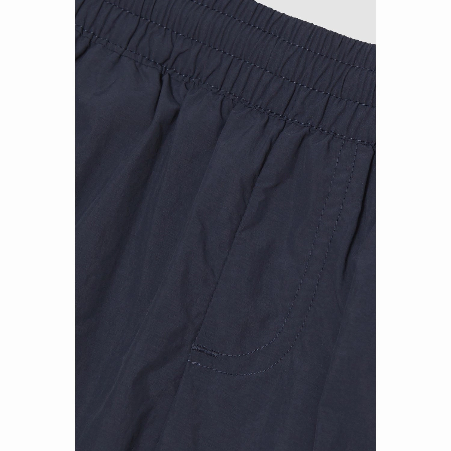 Wood Wood Navy Paw Eclipse Swim Shorts Sunbathing Look