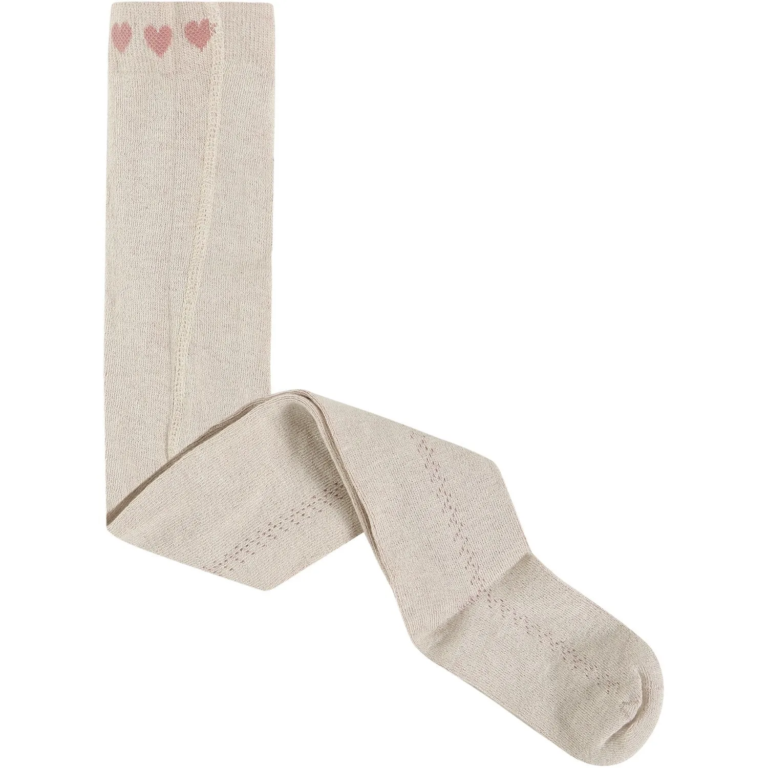 Minymo Burnished Lilac Stocking W.Pointelle (2-Pack) Anti-bacterial-treatment