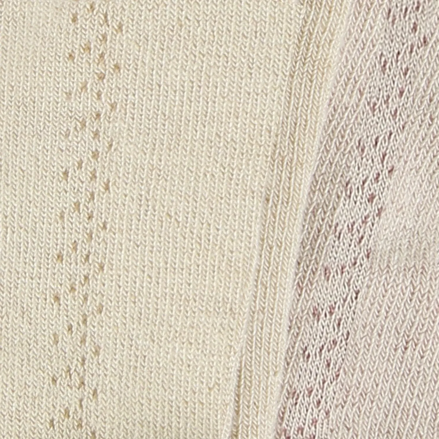 Minymo Burnished Lilac Stocking W.Pointelle (2-Pack) floral Pockets-feature