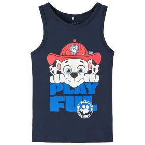 Name it Dark Sapphire Jabil Paw Patrol Tank Top noos Moisture Wicking Tech roughness