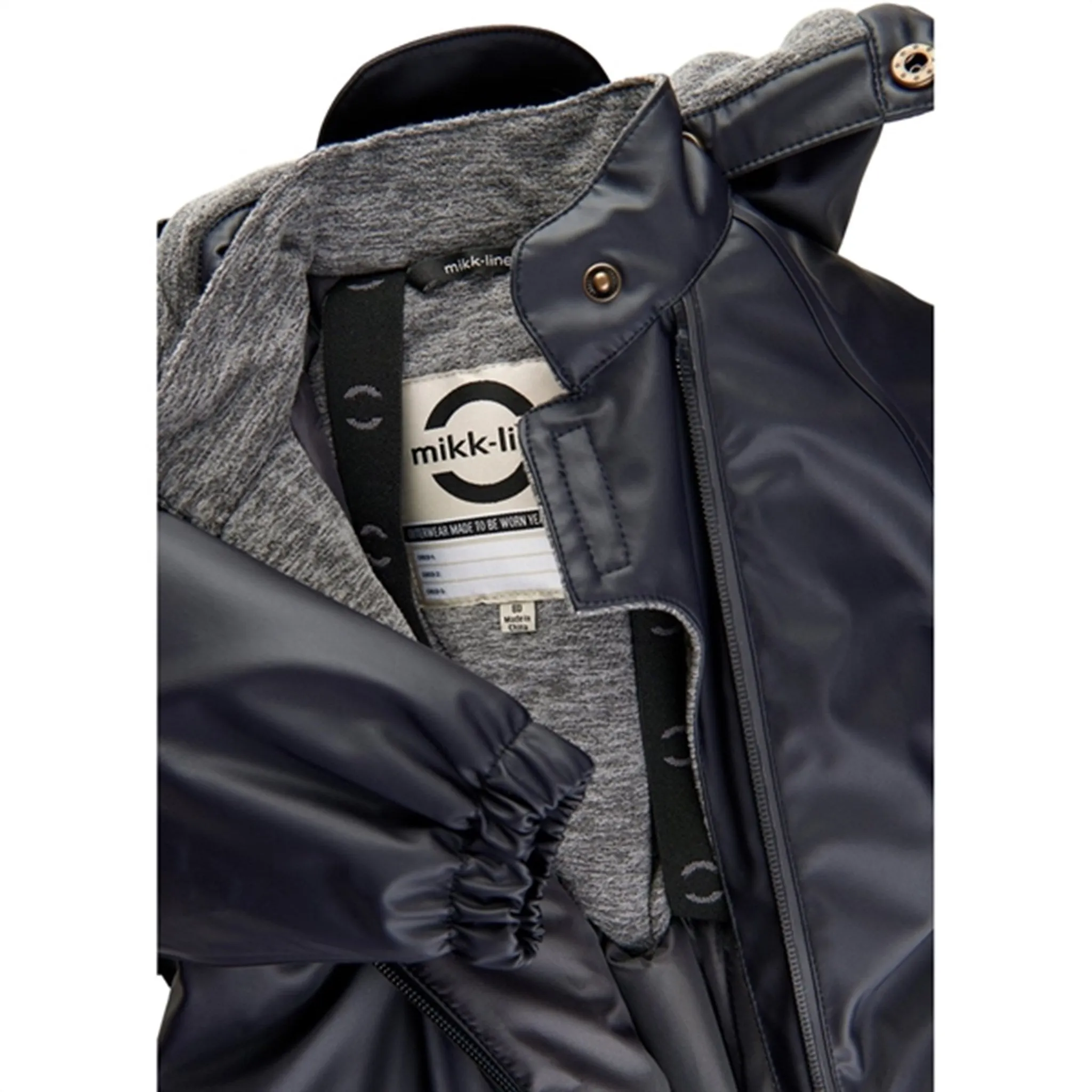 Street-Style Mikk-Line Rain Suit Dark Navy