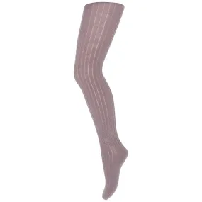 animal-print Outdoor-clothing-characteristic-quality Mp Denmark Wool Rib Tights Dark Purple Dove