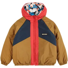 Bobo Choses Offwhite Doggy Mate All Over Reversible Anorak Festival-Ready