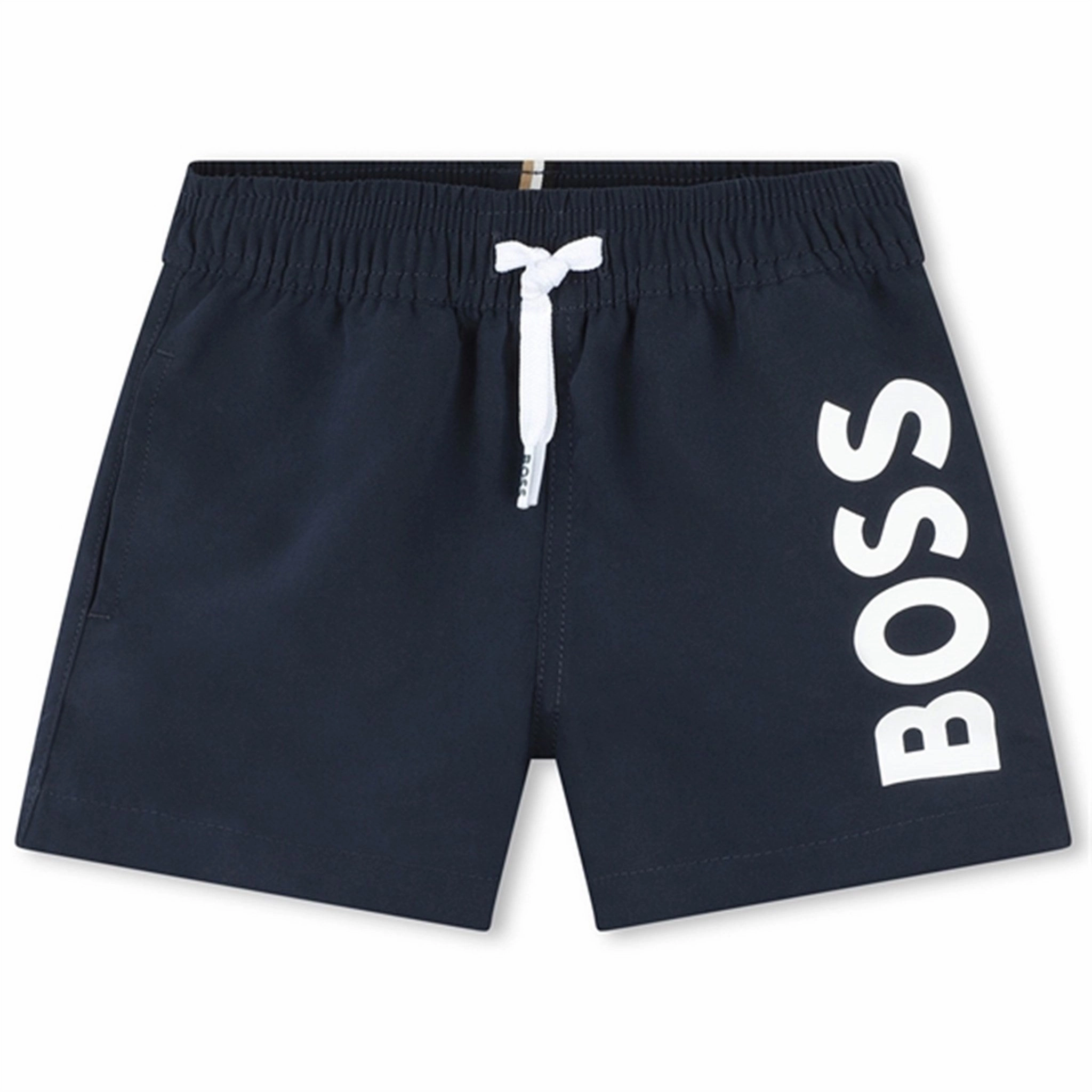 Smooth Edge Finishing Rash Free Design Hugo Boss Navy Swim Shorts