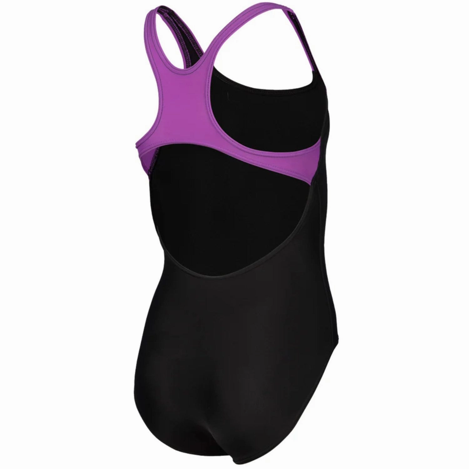 Arena Black-Violet Dim Light Swimsuit Swim Pro Back L Silicone Free Edging High Stretch Fabric