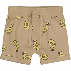 FoldOverClosure THE NEW Siblings Cornstalk Rubber Duck AOP Kubber Shorts