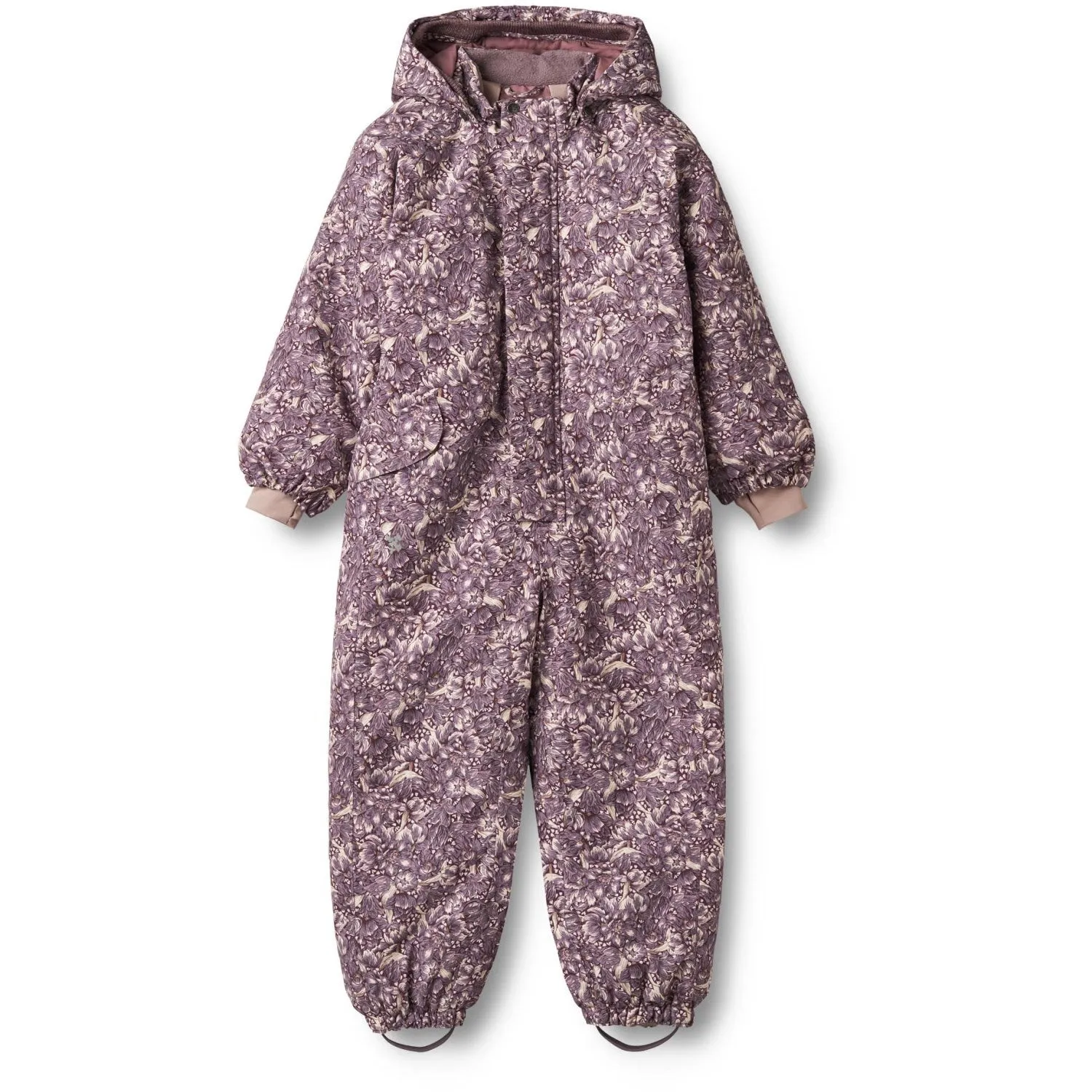 Street-Style Celebrity-Inspired Wheat Purple Tulips Snowsuit Miko Tech