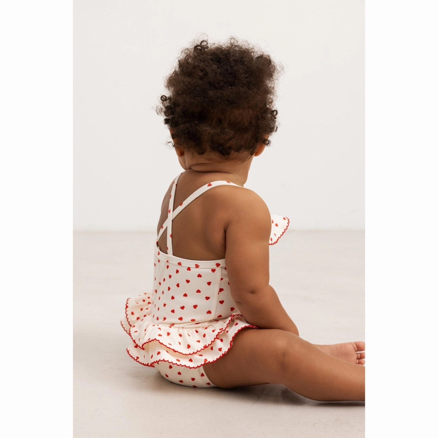 Secure-fit MarMar Swim Print Happy Hearts Swinnie Bathing Suit