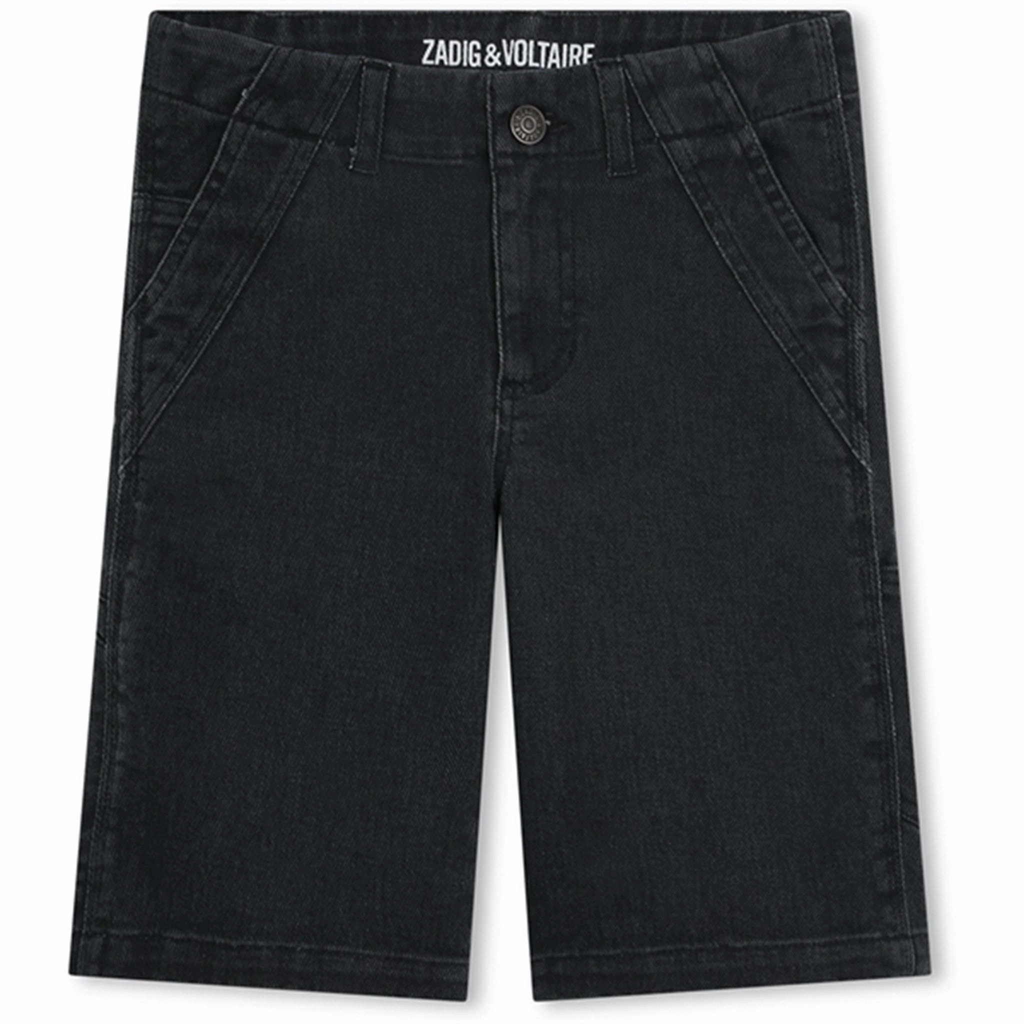 stain resistant coating souvenir choice Zadig & Voltaire Black Bermuda Shorts