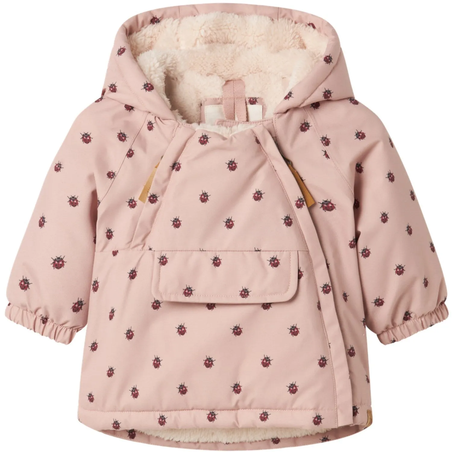 Lil'Atelier Misty Rose Ladybug Nbflasnow05 Jkt Aop Fo Lil polka dotted suitable for summer sports