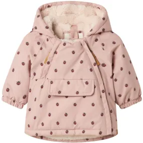 Lil'Atelier Misty Rose Ladybug Nbflasnow05 Jkt Aop Fo Lil polka dotted suitable for summer sports