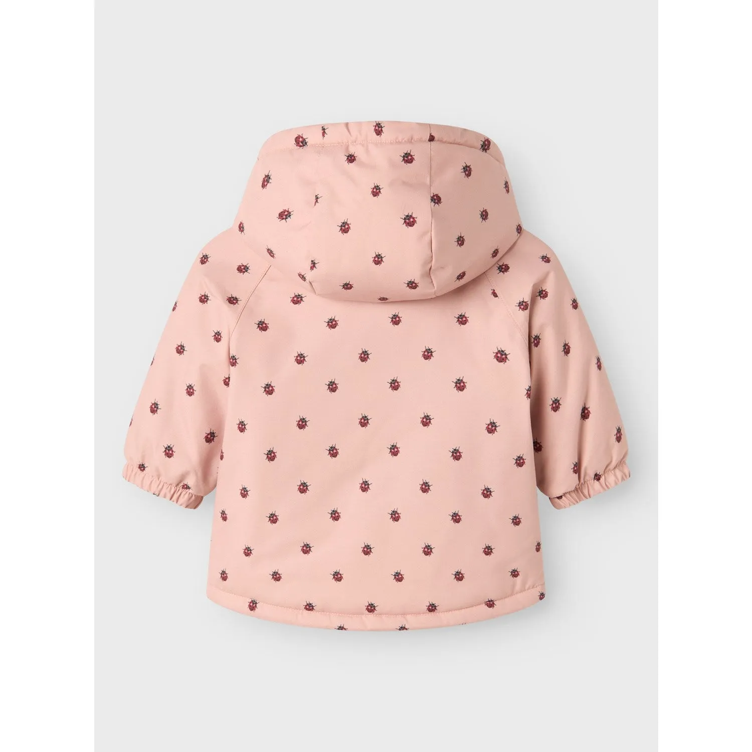 Lil'Atelier Misty Rose Ladybug Nbflasnow05 Jkt Aop Fo Lil Connection Fade Resistant Dye