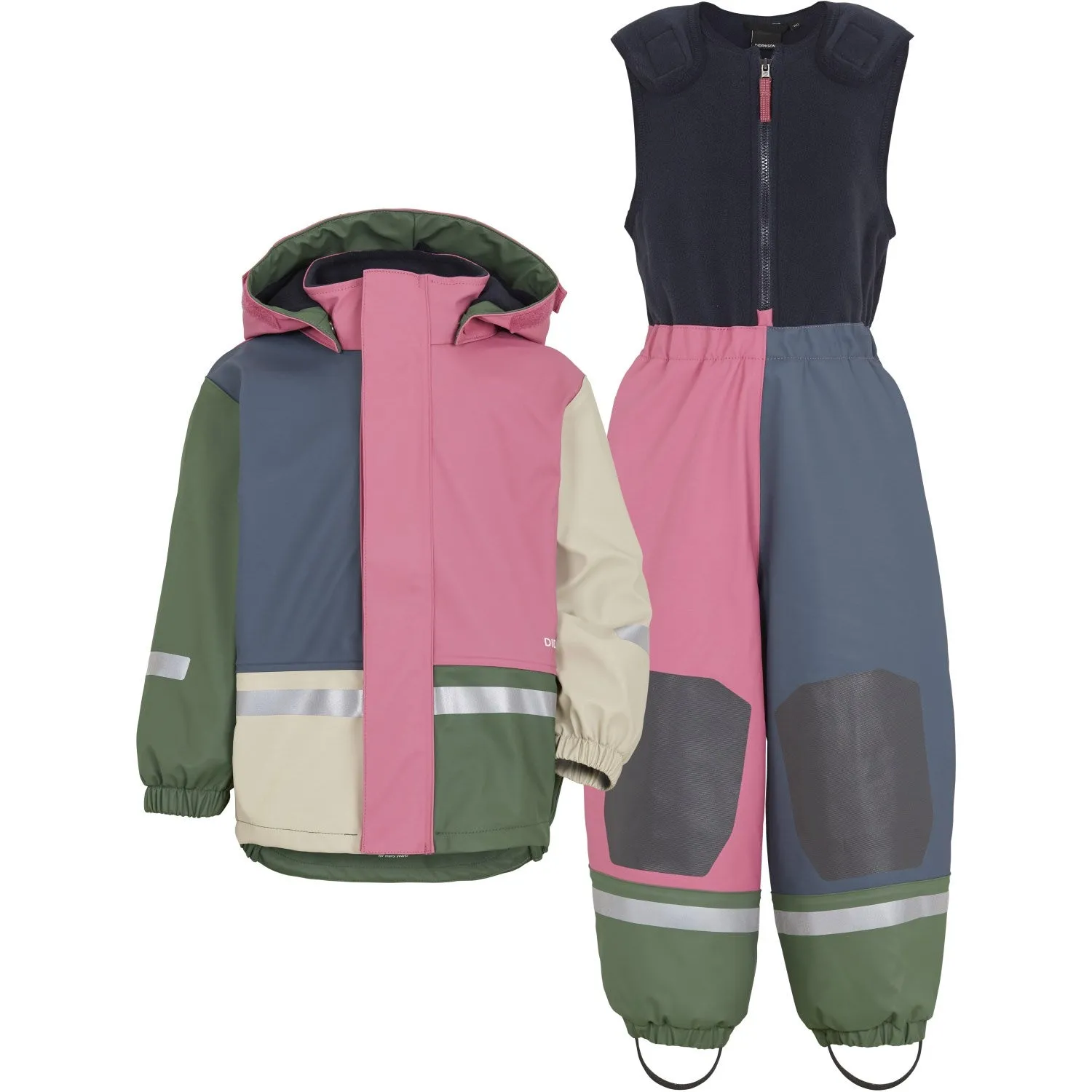 Didriksons Sweet Pink Boardman Set All Season Breathable Hood Shell