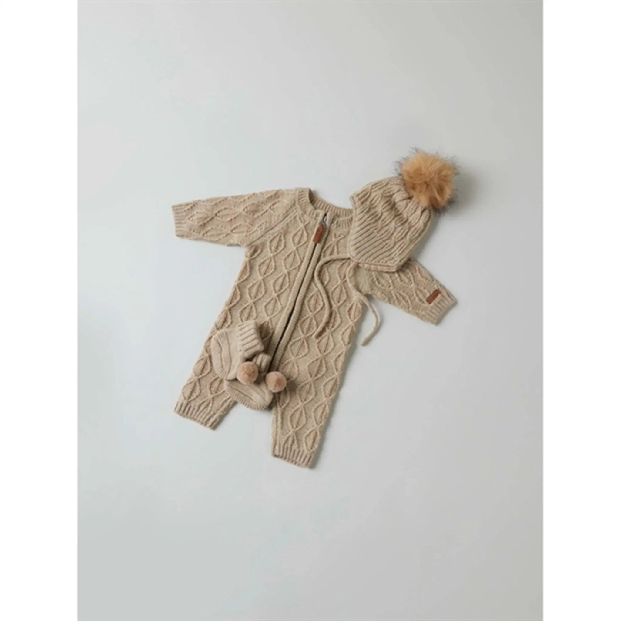 Name it White Pepper Wrilla Wool Knit Onesie Casual-Look