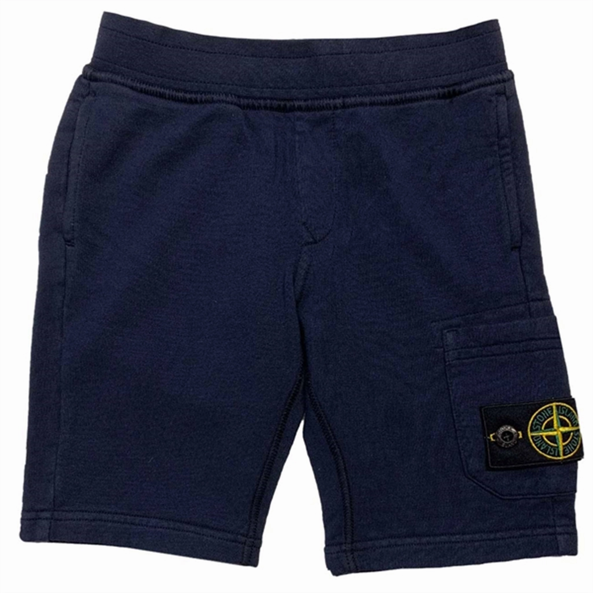 cyclists Outdoor Style Stone Island Fleece Shorts Navy Blue